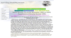 Desktop Screenshot of disabilityappeals.net